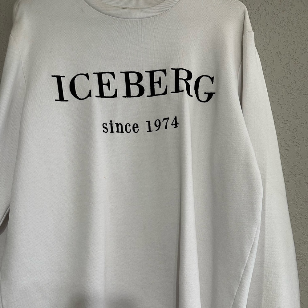 Men small iceberg sweater